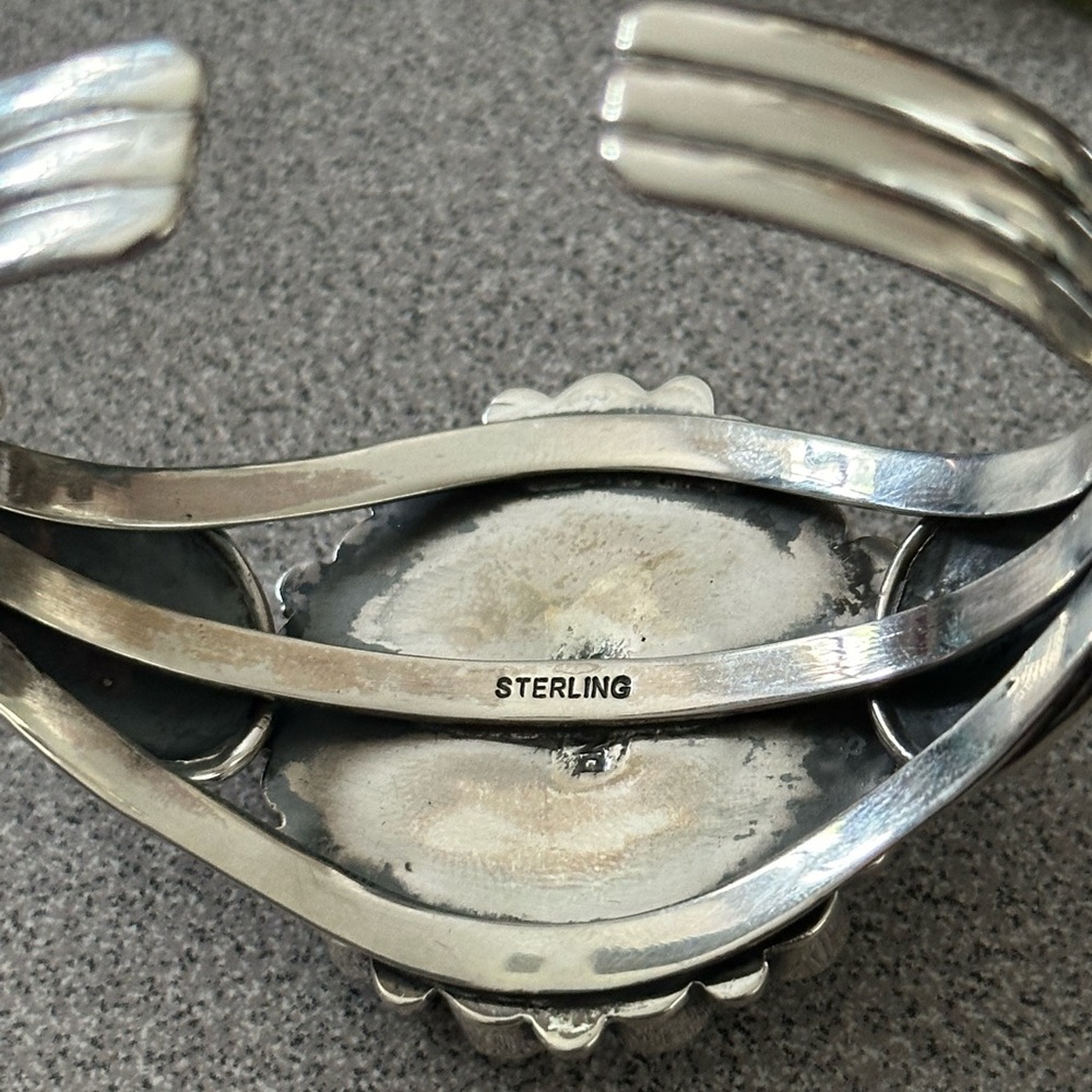 Kingman Turquoise Pink Conch Statement Southweste… - image 7